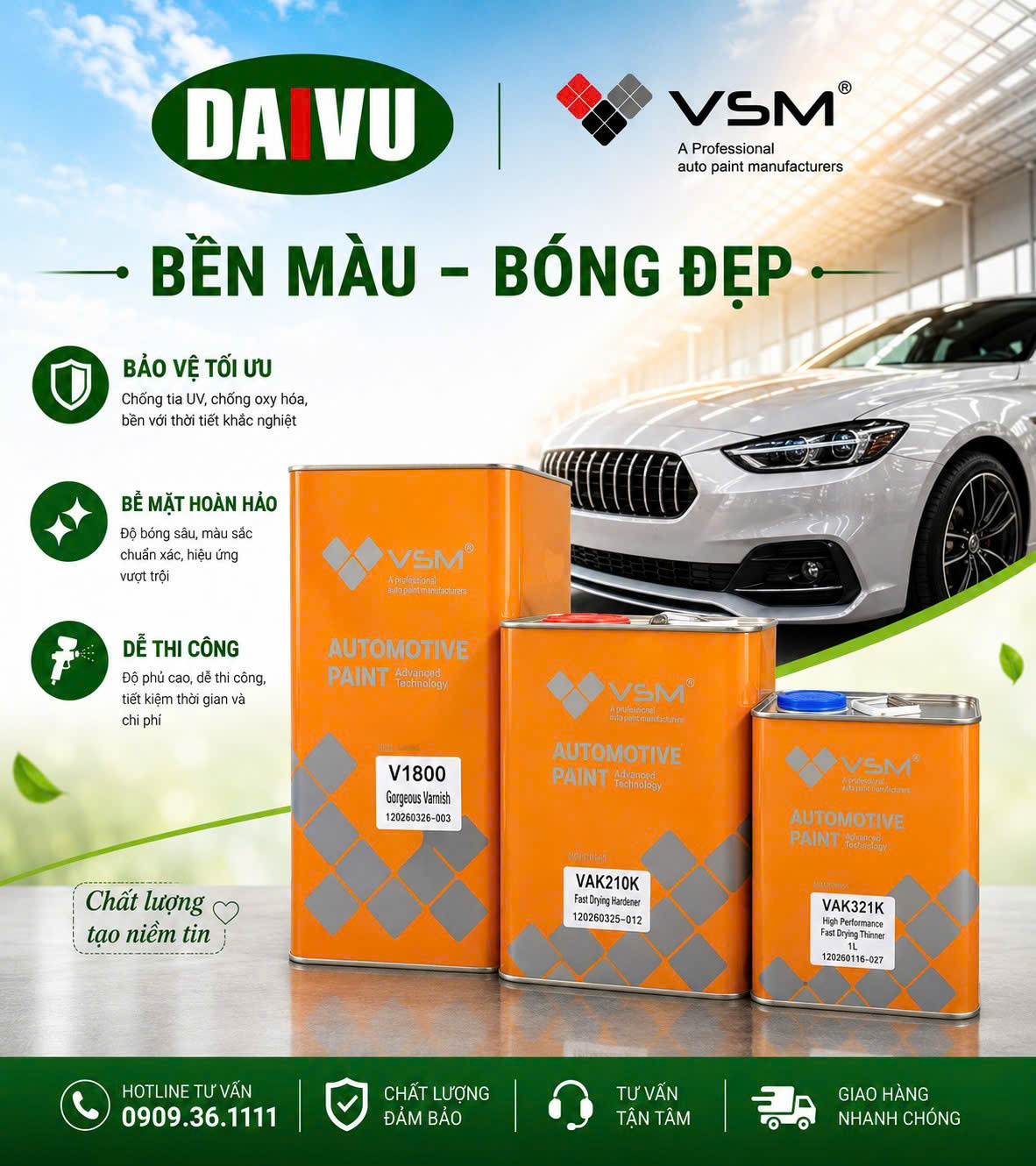 Bộ bóng cao cấp 2:1 VSM VTZ1800K5 (5L bóng+2.5L cứng+1L xăng)