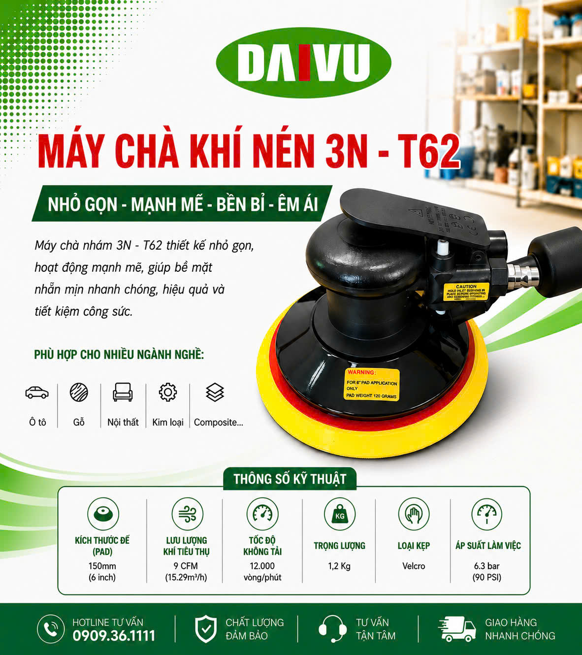 Máy chà 3N T62