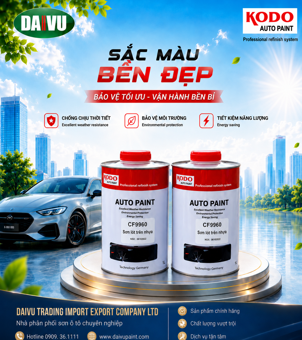 Sơn lót trên nhựa KODO