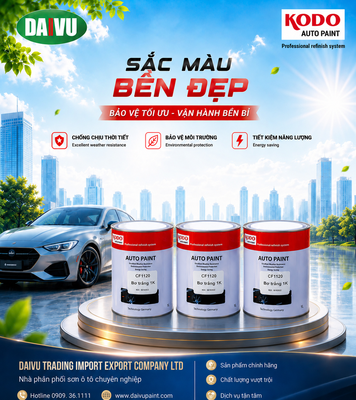Sơn màu camy 1K KODO