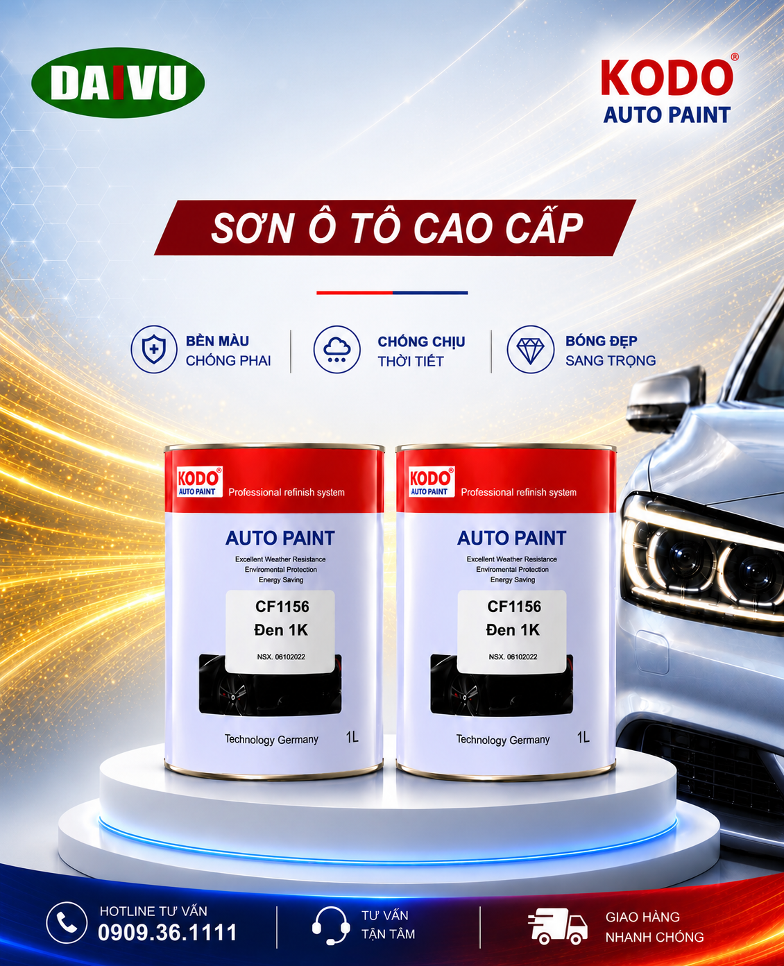 Sơn màu gốc 1K KODO