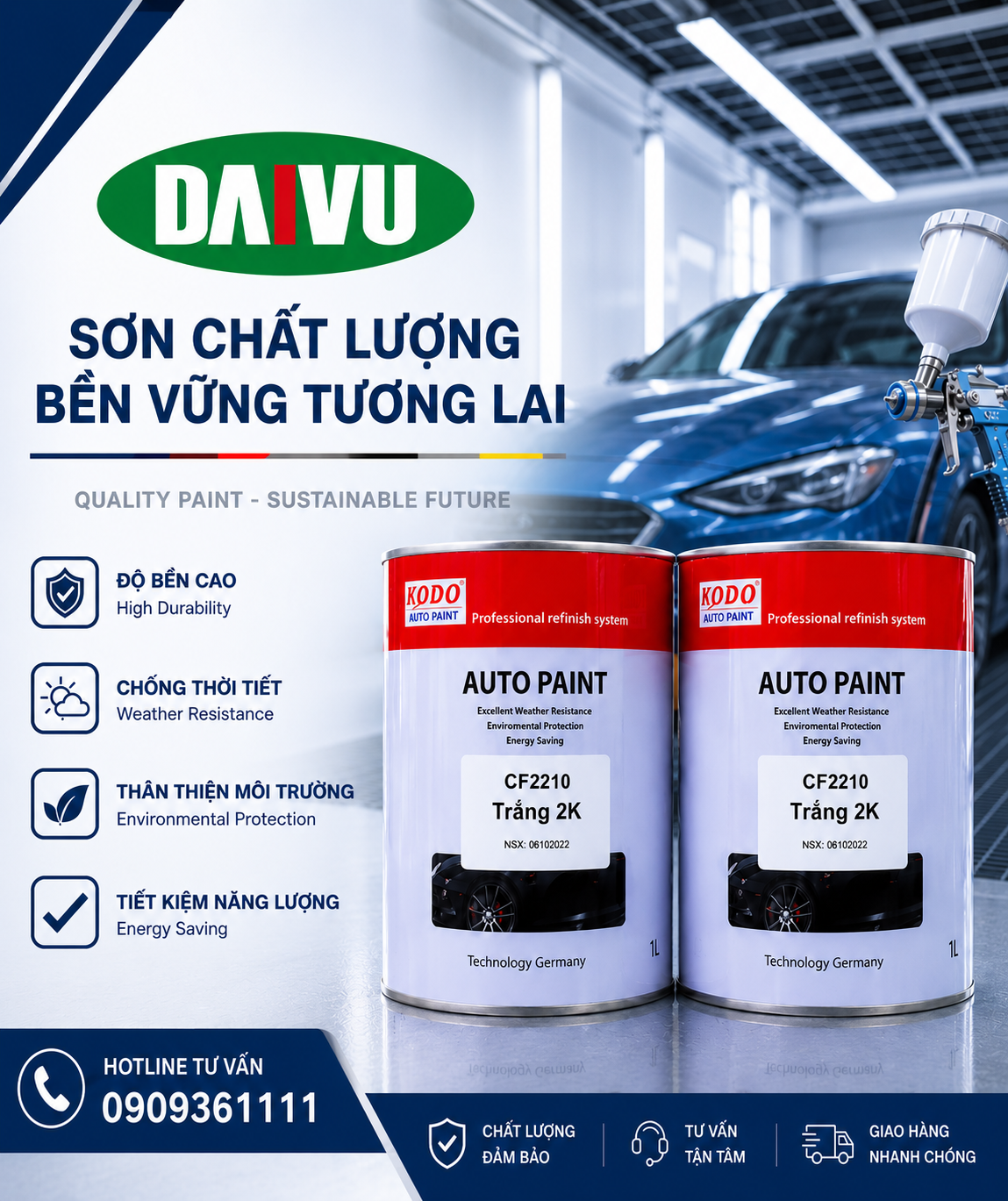 Sơn màu gốc 2K KODO