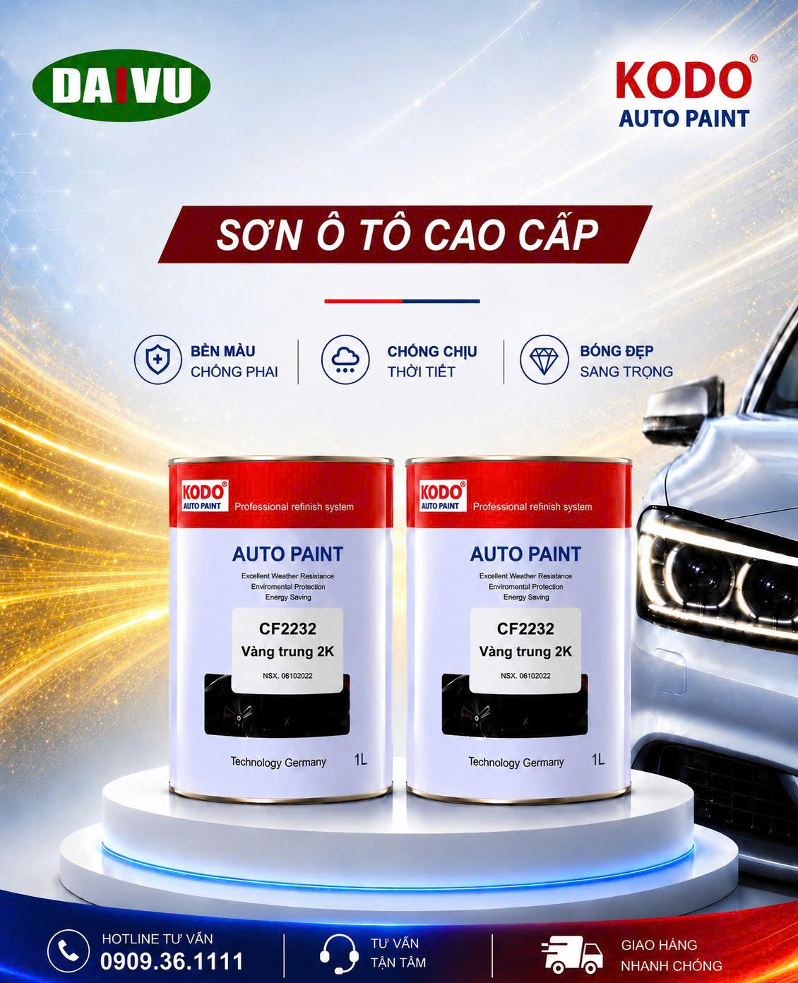 Sơn màu gốc 2K KODO