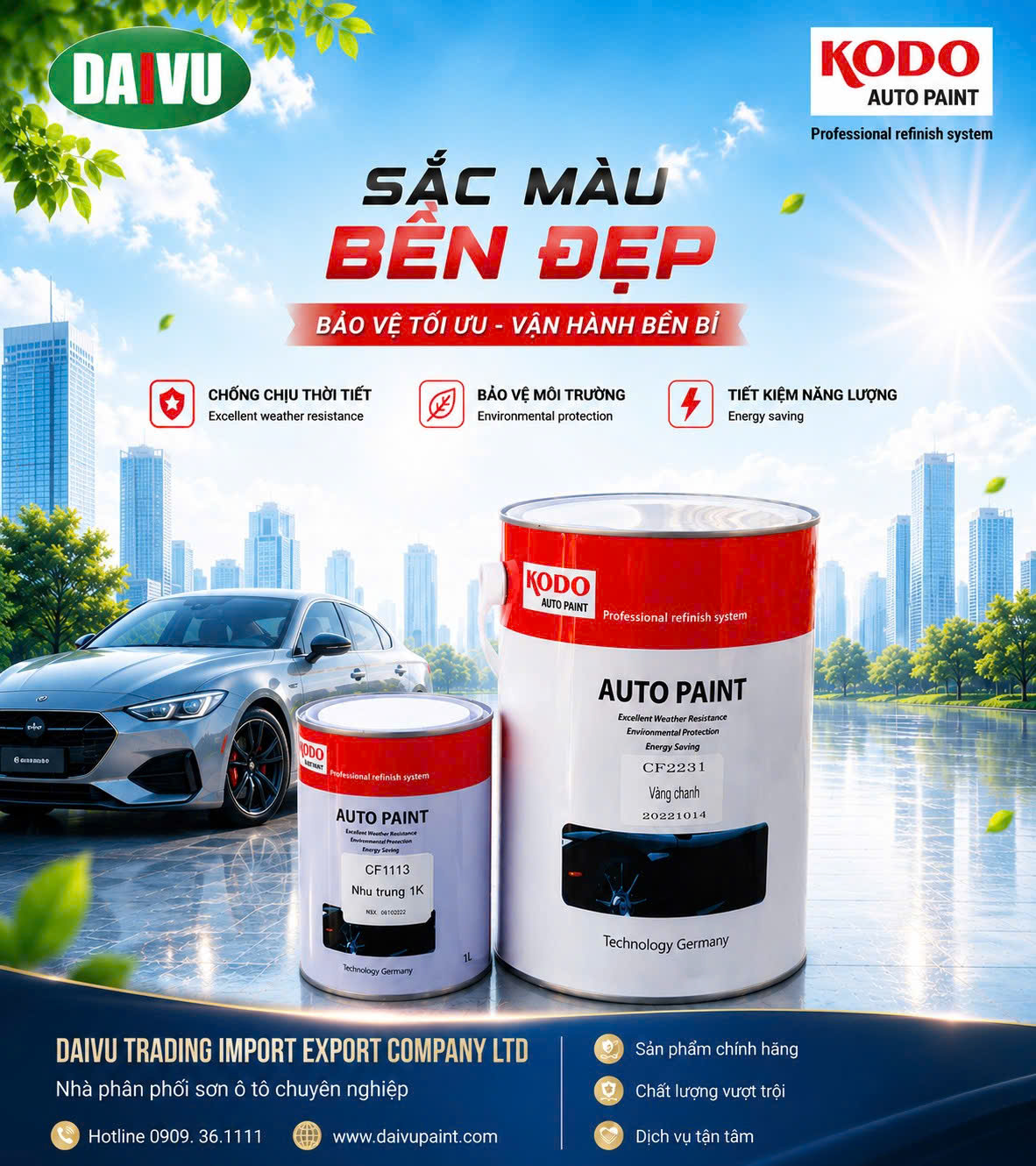 Sơn màu gốc 2K KODO