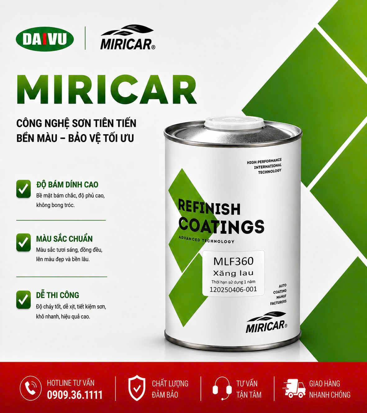 Xăng lau MIRICAR