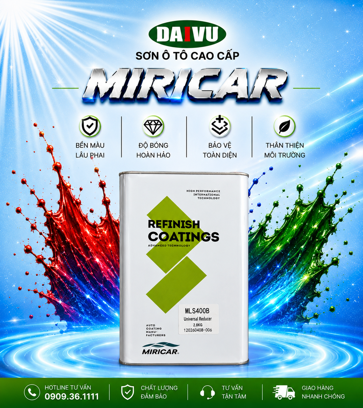 Xăng pha sơn MIRICAR